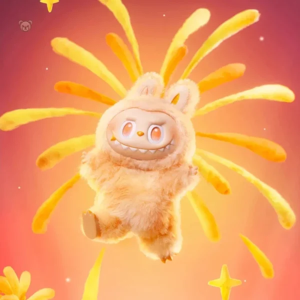 Peluche Labubu, porte-clé vibrant et joyeux