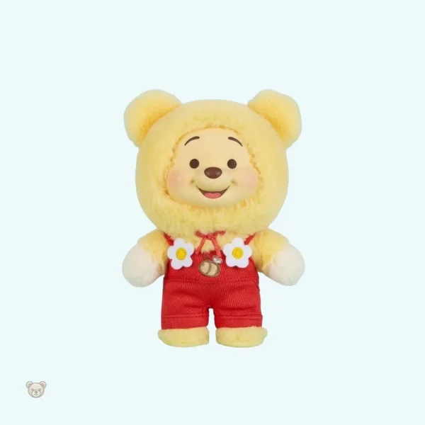 Peluche Winnie ourson en tissu velours