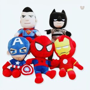 Peluche super-héros douce Marvel DC collection geek