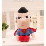 Peluche douce super-héros pour fans de Marvel et DC