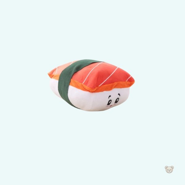 peluche-sushi-saumon-moelleuse-pour-enfant-chambre-cosy-1 Peluche saumon moelleuse pour une chambre cosy d'enfant