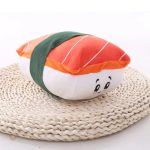 Peluche sushi saumon adorable pour le confort des enfants