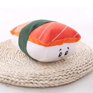 Peluche sushi saumon adorable pour le confort des enfants
