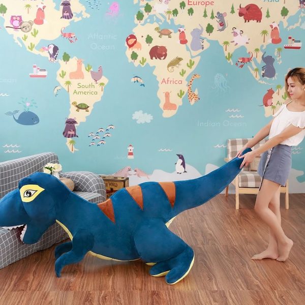 Peluche douce T-rex pour les amateurs de dinosaures