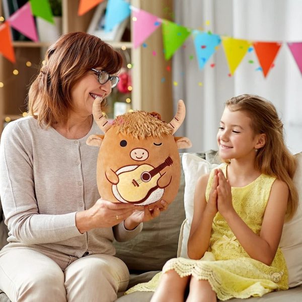 Peluche Squishmallow taureau, un ami réconfortant