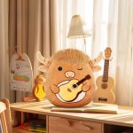 Taureau en peluche, compagnon ludique pour les enfants