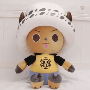 Peluche douce Tony Chopper One Piece blanche câline