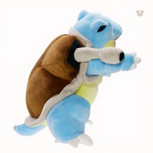 Tortank bleu en peluche, 30 cm, doux et câlin