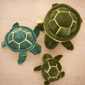 Doudou tortue bleue, idéal pour le câlin et le réconfort