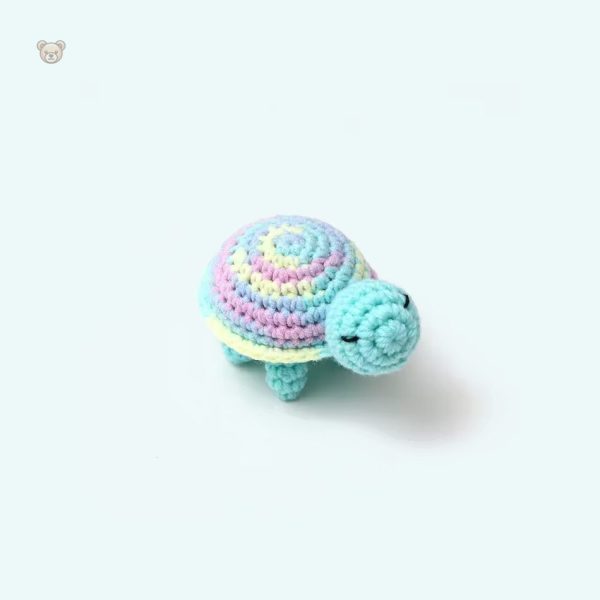 Tortue en peluche marine à câliner