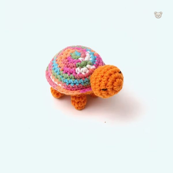 Peluche tortue crochet, compagnon de jeu préféré