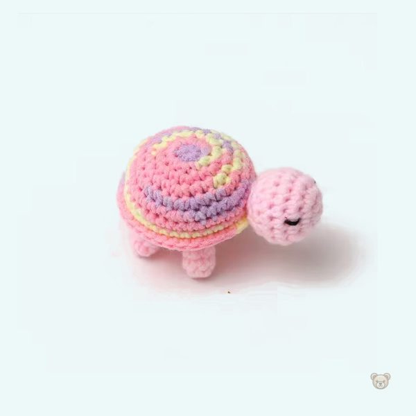 Tortue en peluche marine, douce et apaisante
