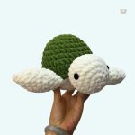 Tortue en peluche océanique, idéale pour les câlins