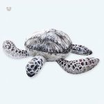 Peluche tortue de mer grise douce pour câlins océaniques
