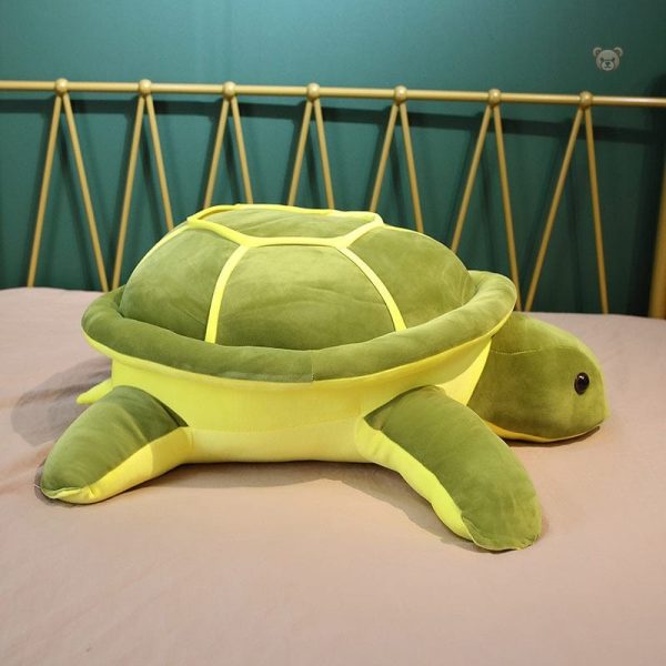 Design réaliste de tortue marine en peluche