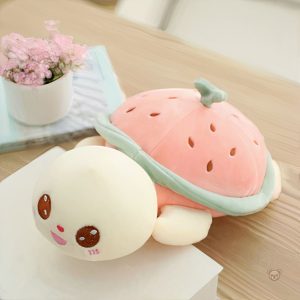 Peluche tortue colorée, idéale pour des moments de douceur
