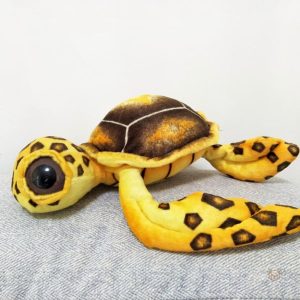 Doudou en forme de tortue, compagnon doux pour les enfants