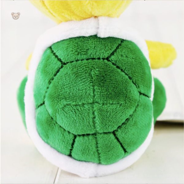 Peluche verte Koopa Troopa, personnage emblématique de Mario