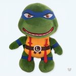 Peluche douce Tortue Ninja Leonardo verte pour enfant
