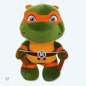 Peluche Tortue Ninja Michelangelo douce pour enfant