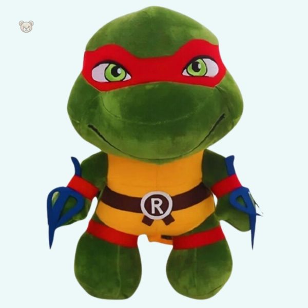 peluche-tortue-ninja-raphael-heros-doux-enfant-aventure-1 Peluche Tortue Ninja Raphael