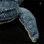 Peluche tortue verte aux détails soignés