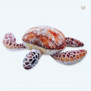 Peluche tortue rouge douce pour enfant
