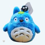 Peluche Totoro bleu kawaii porte-clés mignon