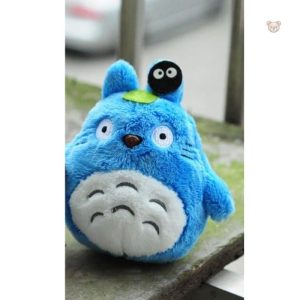 Totoro bleu kawaii en version porte-clés