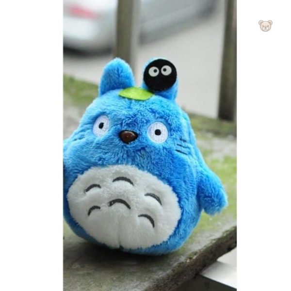 Totoro bleu kawaii en version porte-clés