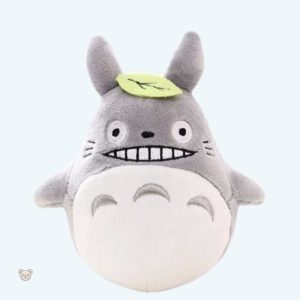 Peluche Totoro douce gris bleu pour enfant rêveur