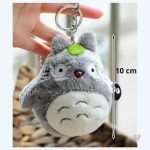 Porte-clés peluche Totoro gris adorable