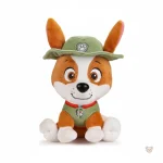 Peluche douce Traker de Pat Patrouille, héros câlin