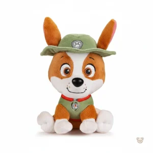 Peluche douce Traker de Pat Patrouille, héros câlin