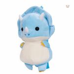 Sac à dos peluche tricératops ludique et confortable