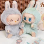 Peluche assise Labubu, cadeau parfait