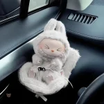 Peluche de caractère Labubu, assise