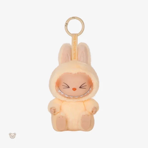 Peluche Labubu assise, surprise à