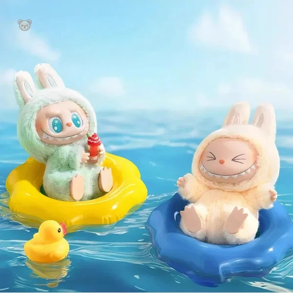 Labubu assis, peluche en édition limitée