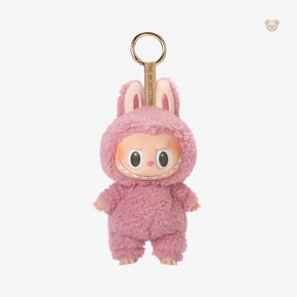Labubu debout, une peluche amusante