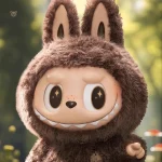 Peluche Labubu en mode debout