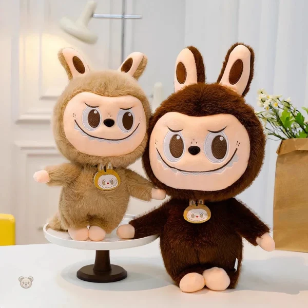 Peluche Labubu douce, idéale pour les moments de détente