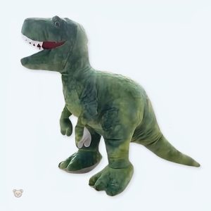 Peluche géante douce tyrannosaure vert pour enfants