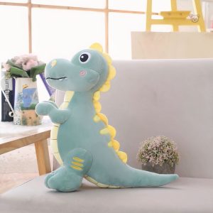 Peluche Tyrannosaurus Rex bleu doux pour enfants