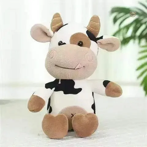 peluche-vache-blanche-et-caline-1 Peluche vache blanche et douce