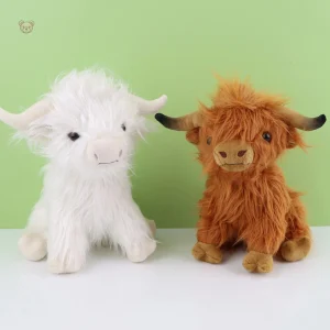 Peluche vache des montagnes douce et câline