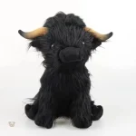 Vache en peluche, amie fidèle pour les aventures imaginaires