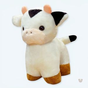 Peluche douce vache pour enfant