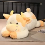 Peluche vache géante, idéale pour les câlins