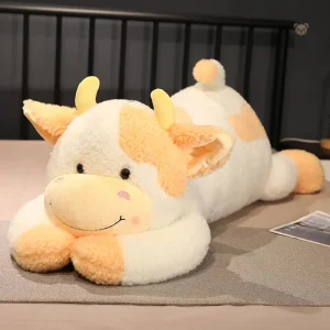 Peluche vache géante, idéale pour les câlins